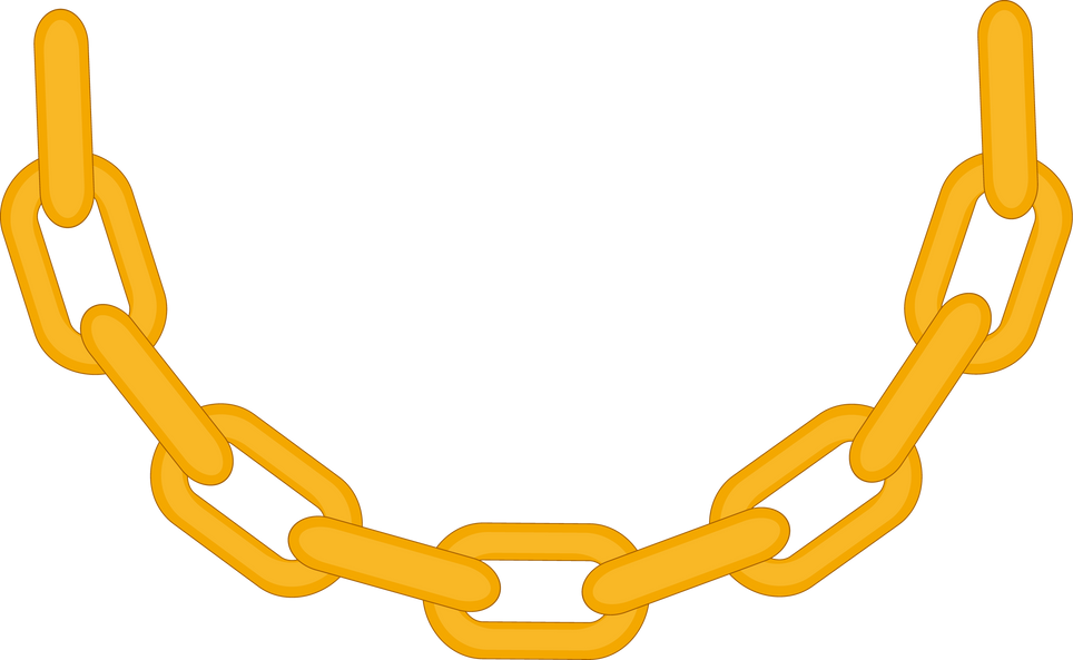 golden chain jewelry icon